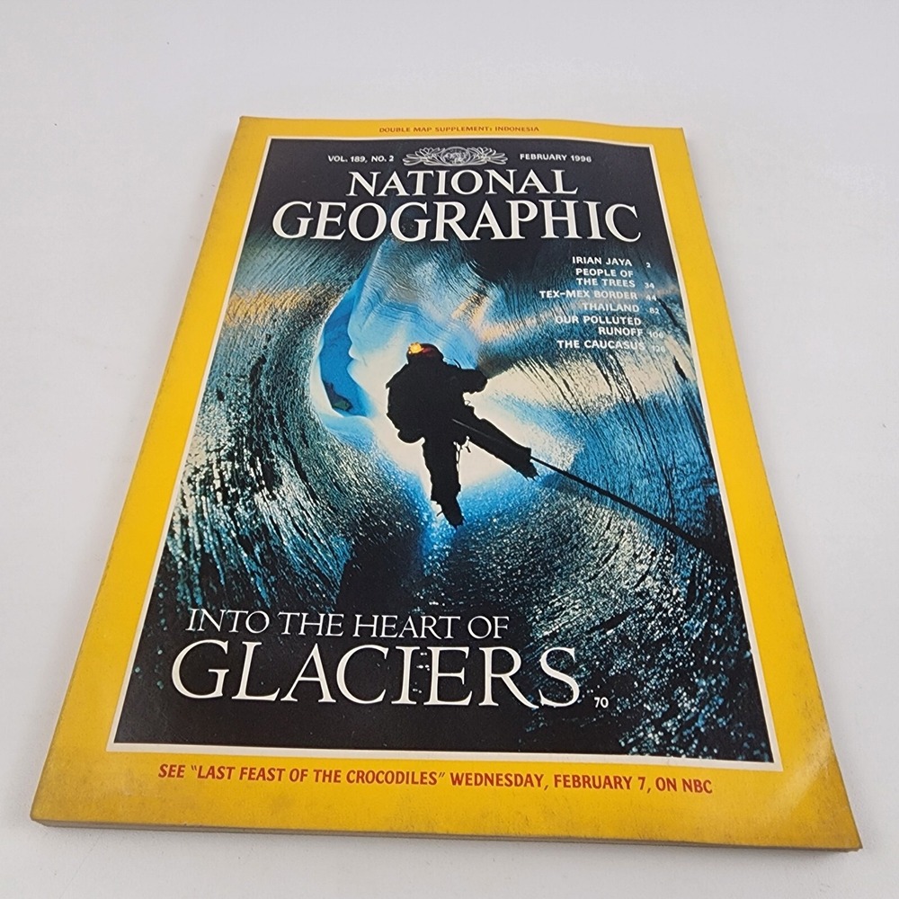 National Geographic Magazine February 1996 No ‎ Insert